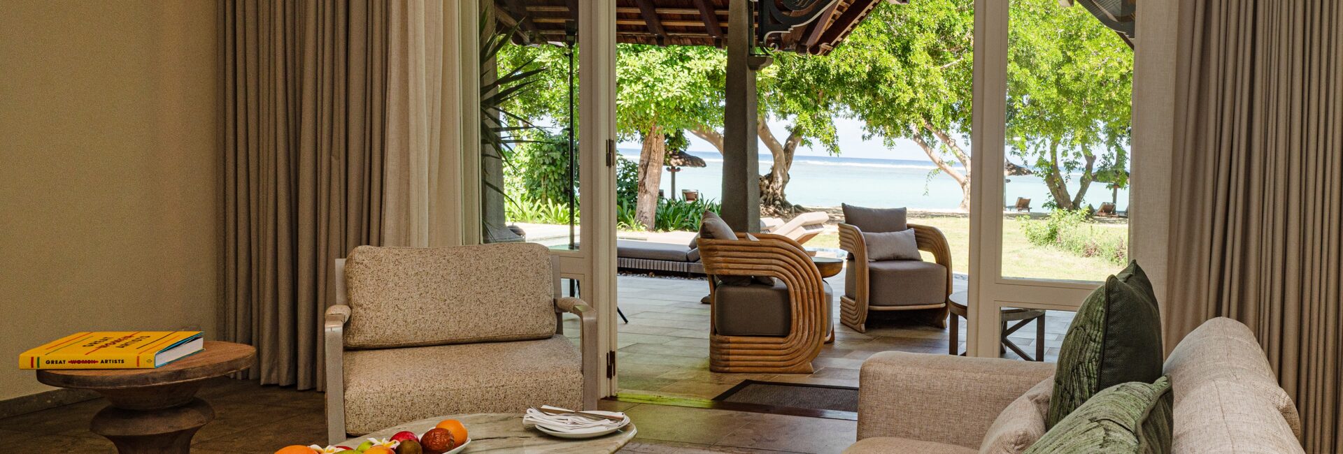 Maradiva// Exclusive Suite Pool Villa - View from Indoor Living Area