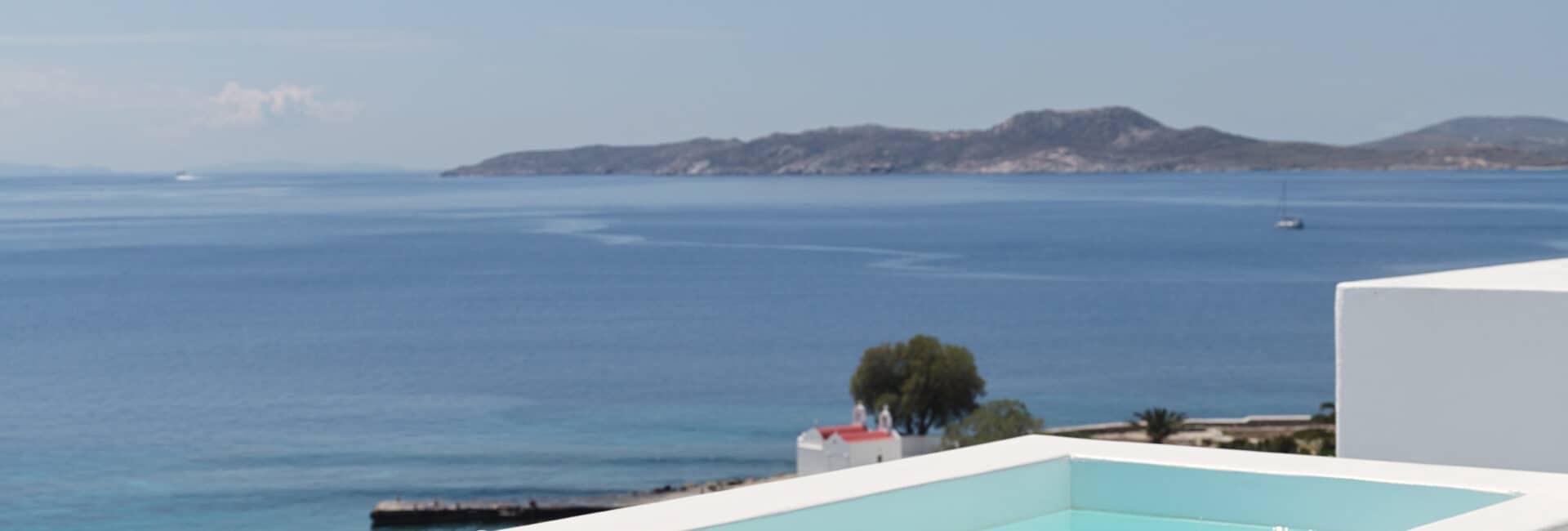 Katikies Mykonos - Senior Suite with Open Air Jetted Tub and Sea View