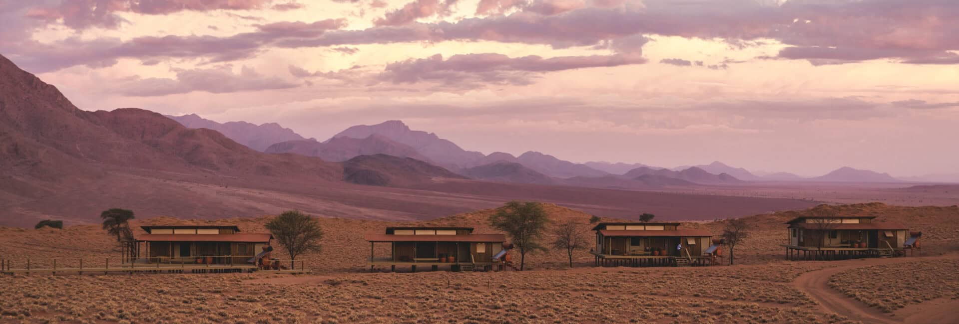 WOLWEDANS COLLECTION - Desert Lodge - Playful purple sunset