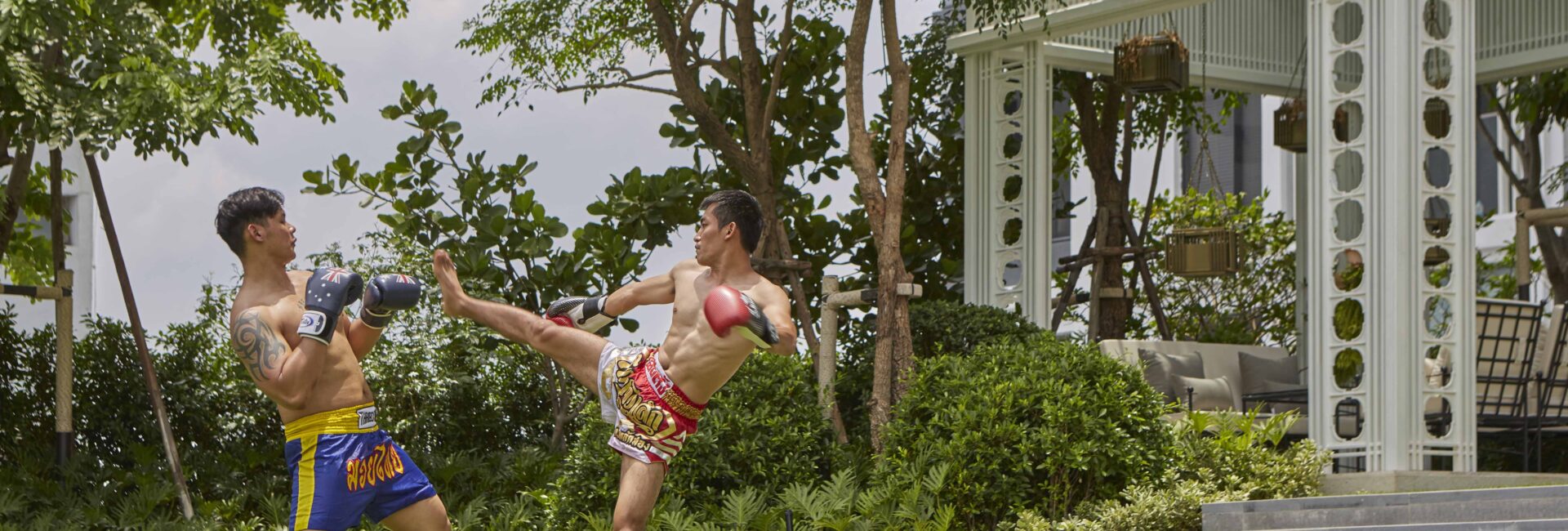 Muay Thai at the Garden on Level 6 -2_137 Pillars Suites & Residences Bangkok