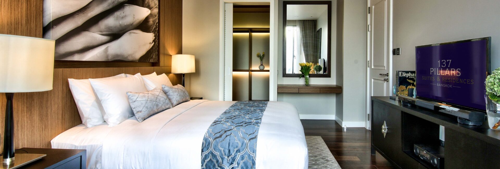 The Pillars One Bedroom Executive Residence - Bedroom Double_137 Pillars Suites & Residences Bangkok