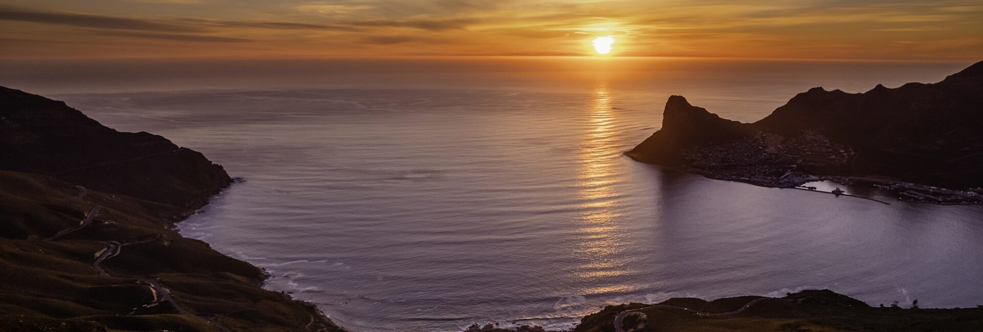 Tintswalo Atlantic-Ausblick Sonnenuntergang über Bucht