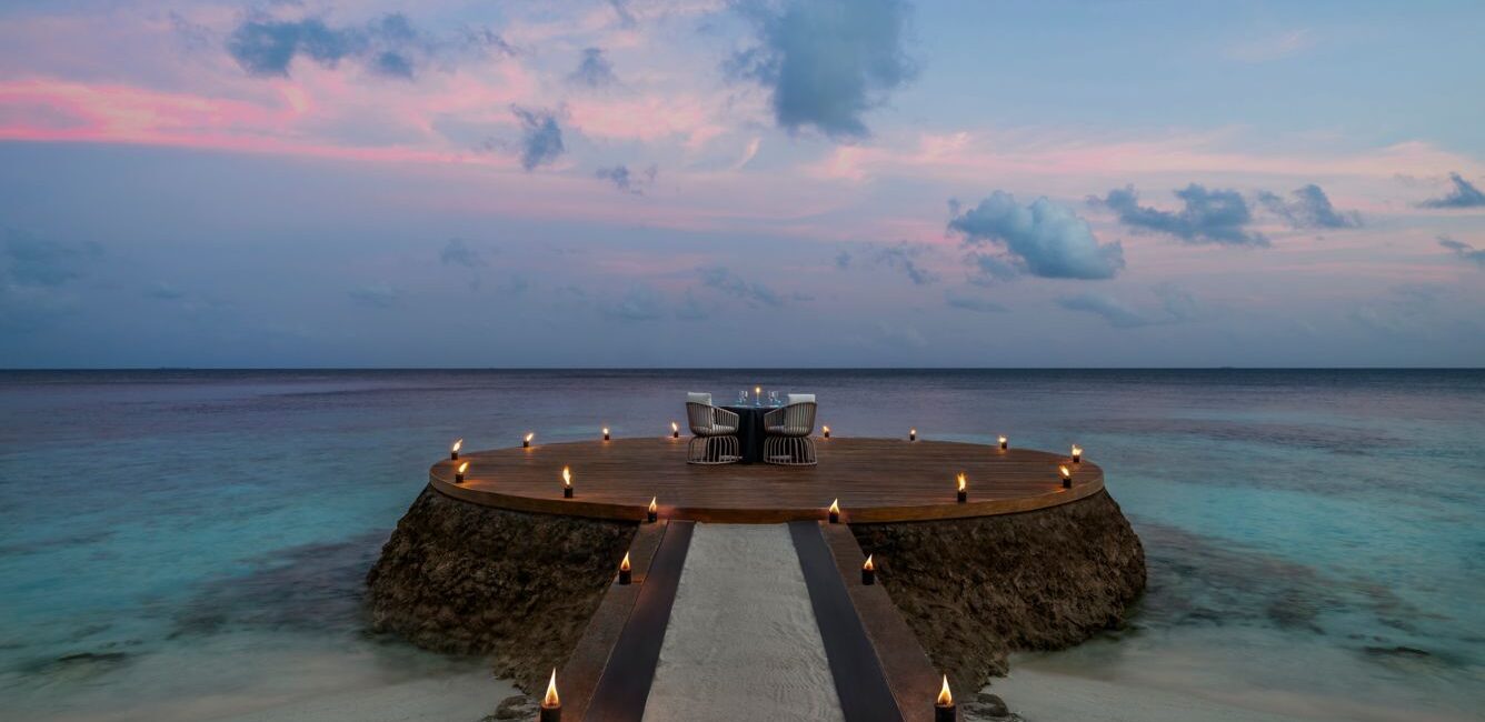W maldives/ Outdoor dinner